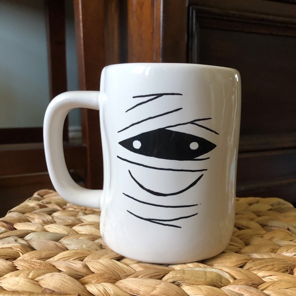 Rae Dunn: Halloween: EEK! Mummy ceramic mug